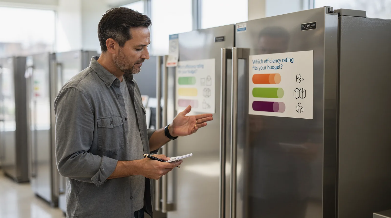 Homeowners should weigh single-stage, dual-stage, or variable-speed condensers and select SEER/EER ratings that match their